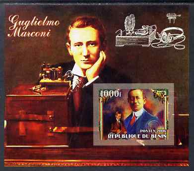 Benin 2006 Guglielmo Marconi #2 imperf m/sheet unmounted mint. Note this item is privately produced and is offered purely on its thematic appeal