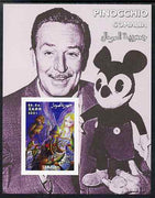 Somalia 2001 Pinocchio & Walt Disney #3 imperf s/sheet, unmounted mint