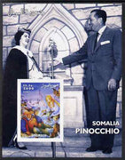 Somalia 2001 Pinocchio & Walt Disney #2 imperf s/sheet, unmounted mint. Note this item is privately produced and is offered purely on its thematic appeal
