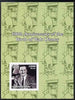 Somaliland 2002 Birth Centenary of Walt Disney #01 imperf m/sheet (green background with Winnie the Pooh) unmounted mint
