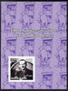 Somaliland 2002 Birth Centenary of Walt Disney #01 imperf m/sheet (lilac background with Winnie the Pooh) unmounted mint