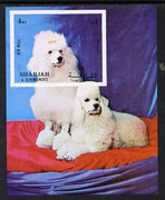 Sharjah 1972 Dogs (Poodles) imperf m/sheet unmounted mint (Mi BL 119)