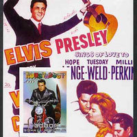 Somalia 2004 Elvis Presley #3 imperf m/sheet (film poster in background) unmounted mint