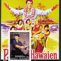 Somalia 2004 Elvis Presley #4 imperf m/sheet (film poster in background) unmounted mint
