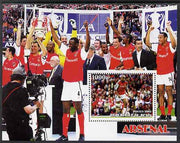 Benin 2003 Arsenal Football Club perf m/sheet unmounted mint. Note this item is privately produced and is offered purely on its thematic appeal