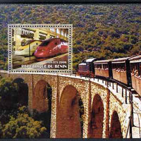 Benin 2006 Railways #3 perf m/sheet unmounted mint