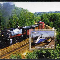 Benin 2006 Railways #5 perf m/sheet unmounted mint