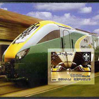 Somalia 2006 Railways imperf m/sheet unmounted mint