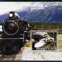 Benin 2006 Railways #8 perf m/sheet unmounted mint