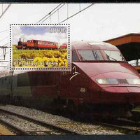 Benin 2006 Railways #9 perf m/sheet unmounted mint