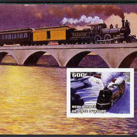 Ivory Coast 2004 Classic Locomotives #1 imperf m/sheet unmounted mint