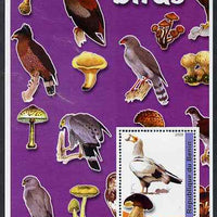 Benin 2003 Birds & Fungi perf m/sheet unmounted mint. Note this item is privately produced and is offered purely on its thematic appeal