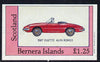 Bernera 1982 Sports Cars (1967 Alfa Romeo) imperf souvenir sheet (£1.25 value) unmounted mint