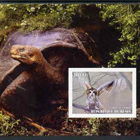 Benin 2004 Owls & Tortoises imperf s/sheet #4 unmounted mint