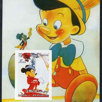 Somalia 2004 75th Birthday of Mickey Mouse #14 - Pinocchio imperf m/sheet unmounted mint