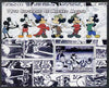 Somalia 2004 75th Birthday of Mickey Mouse #10 - Cartoon Strip in Blue perf m/sheet unmounted mint
