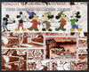 Somalia 2004 75th Birthday of Mickey Mouse #11 - Cartoon Strip in Brown perf m/sheet unmounted mint