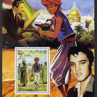 Somalia 2003 75th Birthday of Mickey Mouse #9 - Aladdin with Elvis perf s/sheet unmounted mint. Note this item is privately produced and is offered purely on its thematic appeal