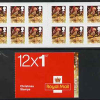 Great Britain 2008 Christmas - Pantomine booklet containg 12 x 1st Class self adhesive stamps, cover inscribed Abracadabra, SG LX36