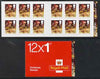 Great Britain 2008 Christmas - Pantomine booklet containg 12 x 1st Class self adhesive stamps, cover inscribed It's Behind You, SG LX36a