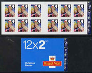 Great Britain 2008 Christmas - Pantomine booklet containg 12 x 2nd Class self adhesive stamps, cover inscribed Oh No it isn't, SG LX35