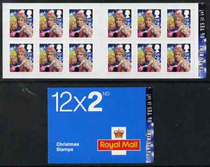 Great Britain 2008 Christmas - Pantomine booklet containg 12 x 2nd Class self adhesive stamps, cover inscribed Oh YES it is, SG LX35a