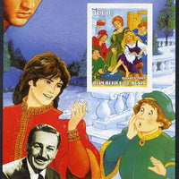Benin 2002 75th Birthday of Mickey Mouse - Cinderella (also shows Elvis & Walt Disney) imperf m/sheet unmounted mint