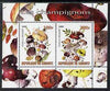 Djibouti 2009 Fungi #2 perf sheetlet containing 2 values unmounted mint