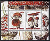 Djibouti 2009 Fungi #4 perf sheetlet containing 2 values unmounted mint