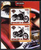 Djibouti 2009 Harley Davidson Motorcycles #2 imperf sheetlet containing 2 values unmounted mint