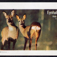 Eynhallow 1981 Deer imperf deluxe sheet (£2 value) unmounted mint