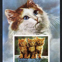 Sharjah 1972 Cats imperf m/sheet unmounted mint (Mi BL 120)