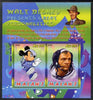 Malawi 2009 Walt Disney Presents Great Personalities - Neil Armstrong perf sheetlet containing 2 values unmounted mint