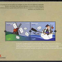 Portugal - Azores 2008 Europa - Writing Letters perf m/sheet containing 2 values unmounted mint SG MS635