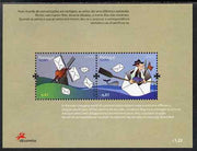 Portugal - Azores 2008 Europa - Writing Letters perf m/sheet containing 2 values unmounted mint SG MS635