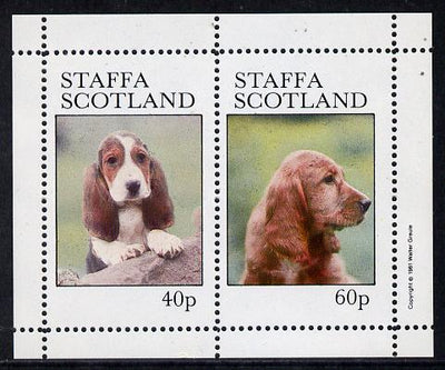 Staffa 1981 Dogs perf,set of 2 values (40p & 60p) unmounted mint