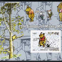 Somalia 2003 75th Birthday of Mickey Mouse - Winnie the Pooh #2 imperf s/sheet unmounted mint. Note this item is privately produced and is offered purely on its thematic appeal