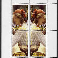 Somaliland 2000 Millennium 2000 - Princess Diana perf sheetlet containing 4 values unmounted mint. Note this item is privately produced and is offered purely on its thematic appeal