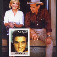 Angola 2002 Salute to the 20th Century #15 imperf s/sheet - Elvis, Marilyn & Clark Gable, unmounted mint. Note this item is privately produced and is offered purely on its thematic appeal