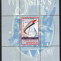Angola 1999 Walt Disney's Railroad Story #2 perf s/sheet unmounted mint