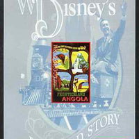 Angola 1999 Walt Disney's Railroad Story #1 imperf s/sheet unmounted mint