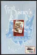 Angola 1999 Walt Disney's Railroad Story #4 imperf s/sheet unmounted mint