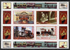 Angola 1999 Walt Disney's Railroad History #4 imperf sheetlet containing 4 values unmounted mint