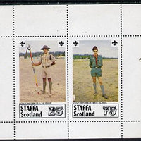 Staffa 1979 Scouts of the World perf set of 2 values (El Salvador & Faroe Is) unmounted mint