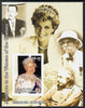 Westpoint Island (Falkland Islands) 2002 A Tribute to the Woman of the Century #1 Queen Mother imperf souvenir sheet unmounted mint (Also shows Diana, Einstein, Walt Disney & Akbert Schweitzer). Note this item is privately produce……Details Below