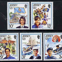 Jersey 1985 International Youth Year perf set of 5 unmounted mint, SG 360-4