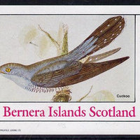 Bernera 1982 Birds #13 (Cuckoo) imperf deluxe sheet (£2 value) unmounted mint