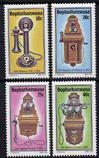 Bophuthatswana 1984 History of the Telephones #3 set of 4 unmounted mint, SG 108-11