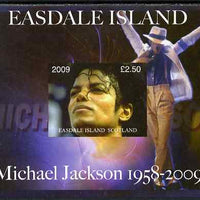 Easdale 2009 Michael Jackson imperf m/sheet unmounted mint