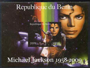 Benin 2009 Michael Jackson imperf m/sheet unmounted mint